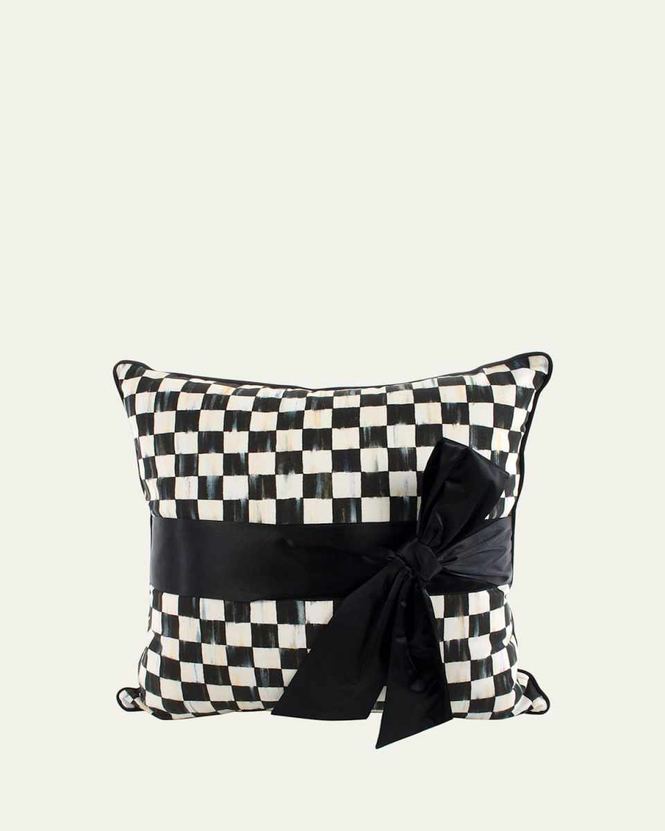 Courtly Check Sash Pillow